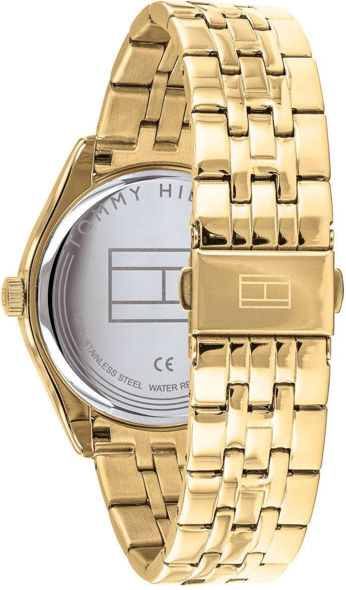 TOMMY HILFIGER Lee Three Hands 38mm Gold Stainless Steel Bracelet 1782081 - 3
