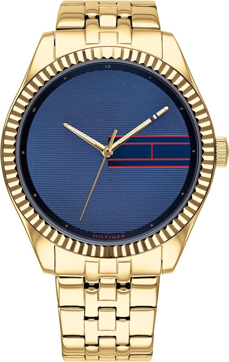 TOMMY HILFIGER Lee Three Hands 38mm Gold Stainless Steel Bracelet 1782081 - 