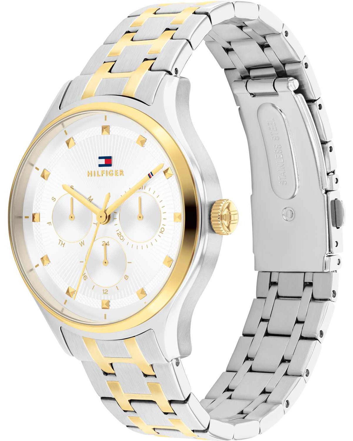 TOMMY HILFIGER Casual Multifunction Silver Dial 38mm Two Tone Gold Stainless Steel Bracelet 1782750 - 