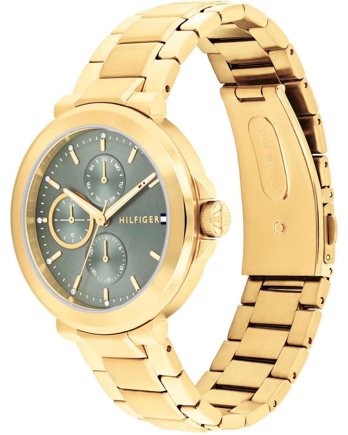 TOMMY HILFIGER Lori Multifunction Grey Dial 38mm Gold Stainless Steel Bracelet 1782755 - 
