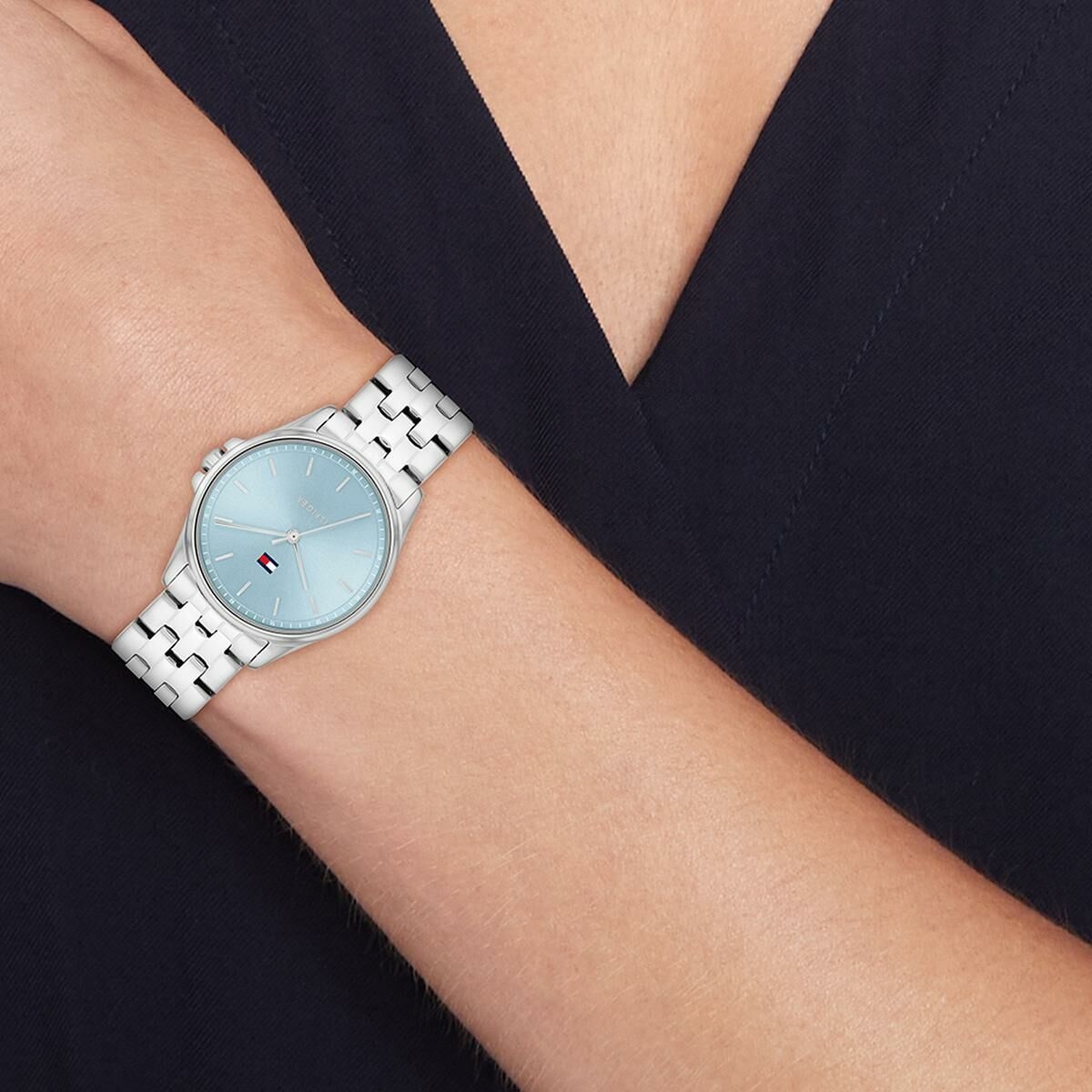 TOMMY HILFIGER Jade Light Blue Dial 29mm Silver Stainless Steel Bracelet 1782771 - 4