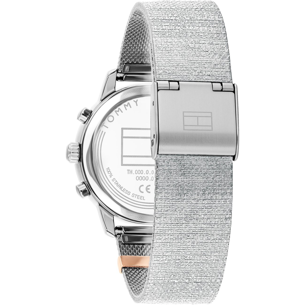 TOMMY HILFIGER Blake 34mm Silver Stainless Steel Mesh Bracelet 1782806 - 4