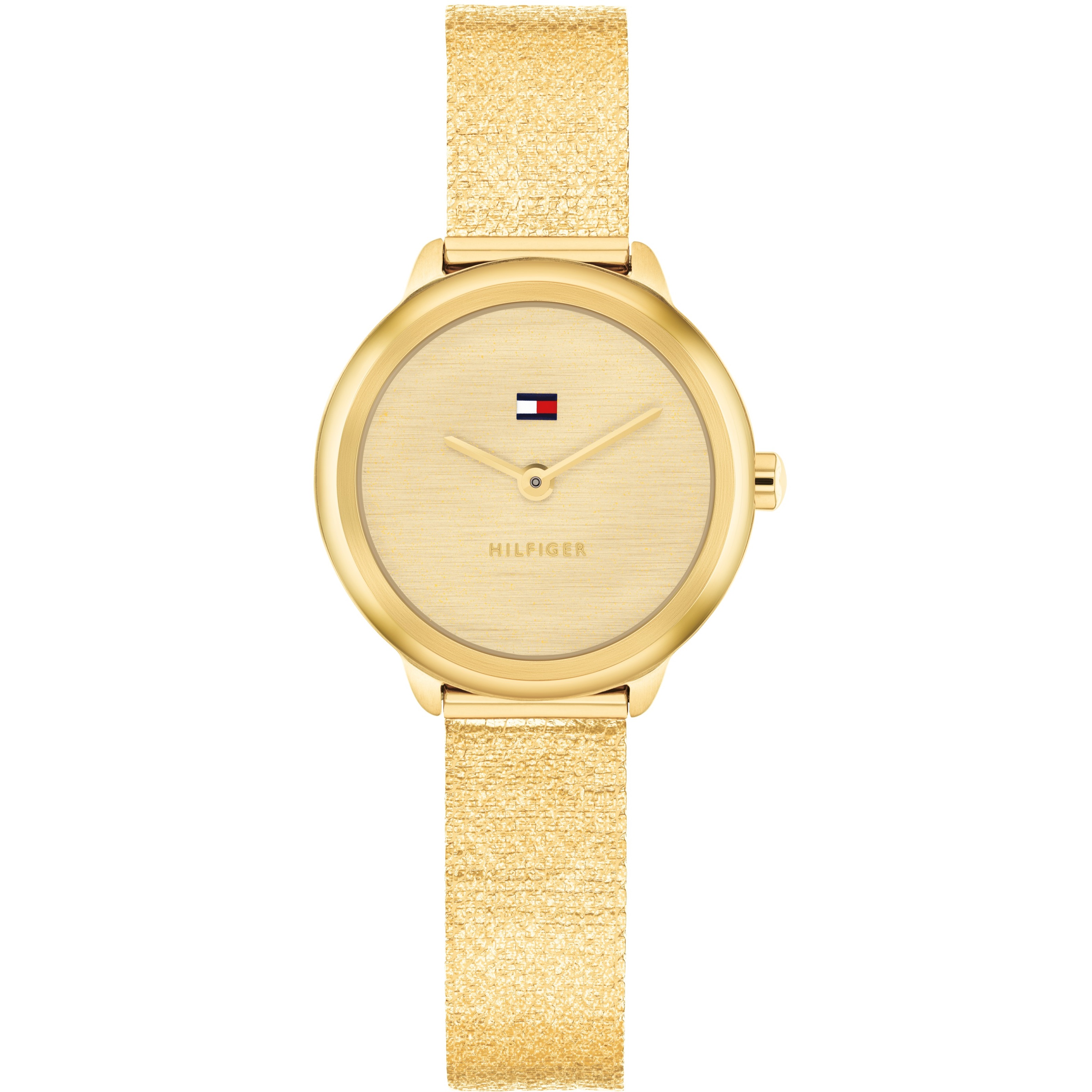 TOMMY HILFIGER Demi Gold Dial 26mm Gold Stainless Steel Mesh Bracelet 1782811 - 