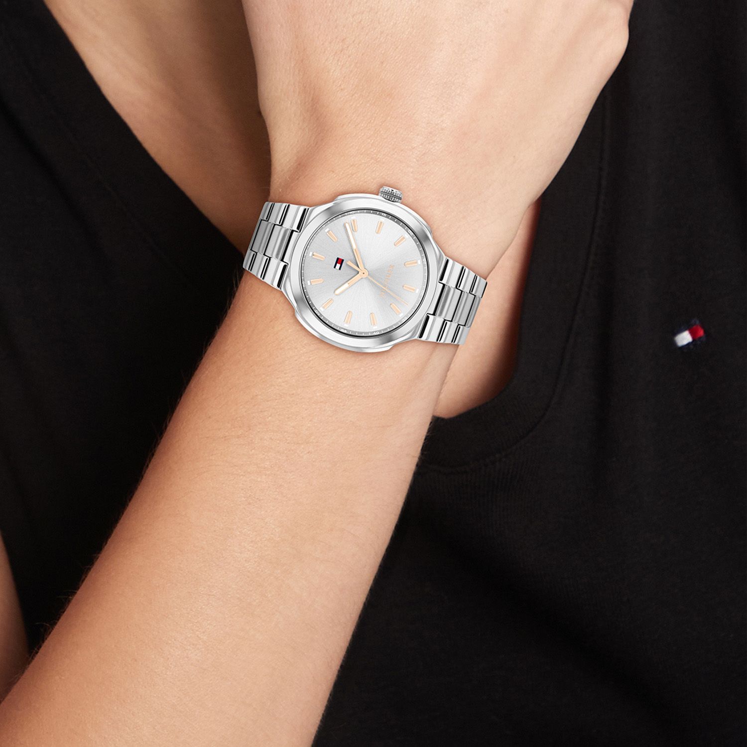 TOMMY HILFIGER Georgia Silver Dial 36mm Silver Stainless Steel Bracelet 1782817 - 