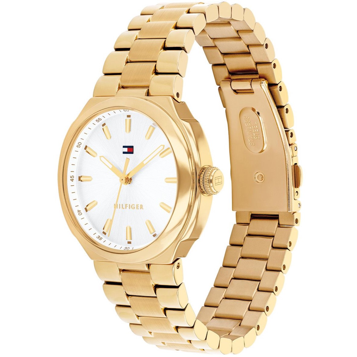 TOMMY HILFIGER Georgia Whte Dial 36mm Gold Stainless Steel Bracelet 1782819 - 3