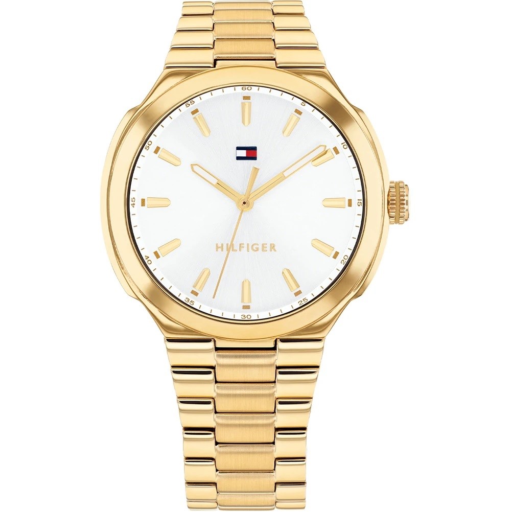 TOMMY HILFIGER Georgia Whte Dial 36mm Gold Stainless Steel Bracelet 1782819 - 