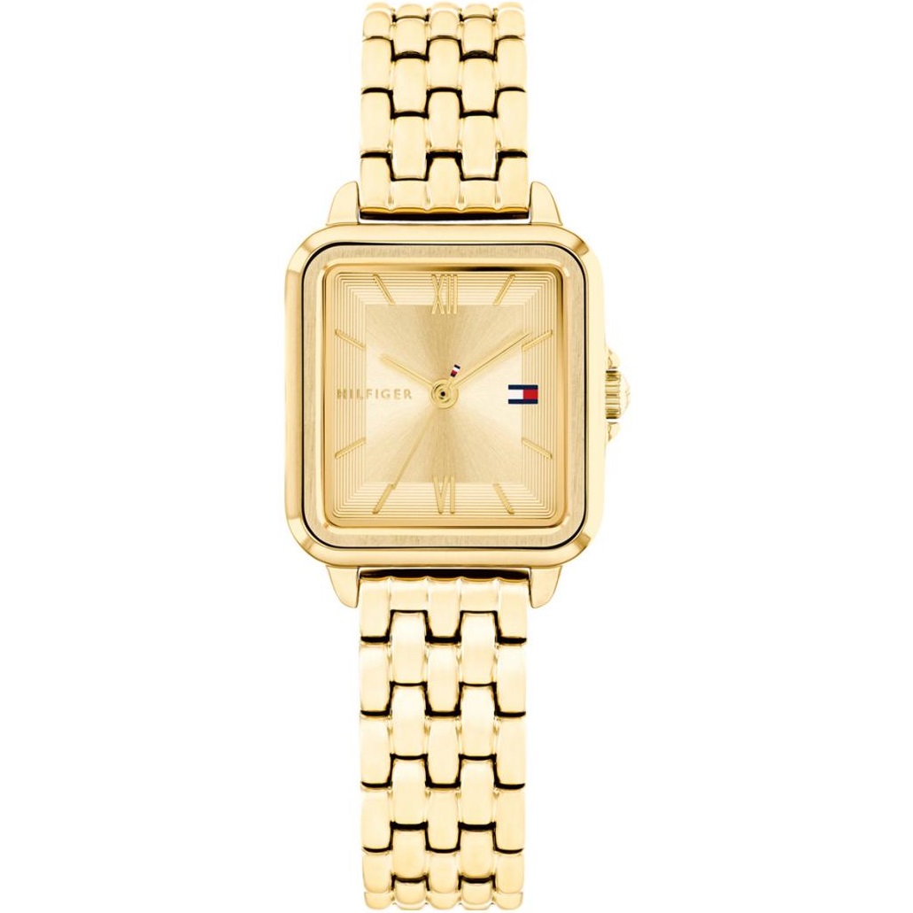 TOMMY HILFIGER Mia Gold Dial 22.5 x 24mm Gold Stainless Steel Bracelet 1782832 - 