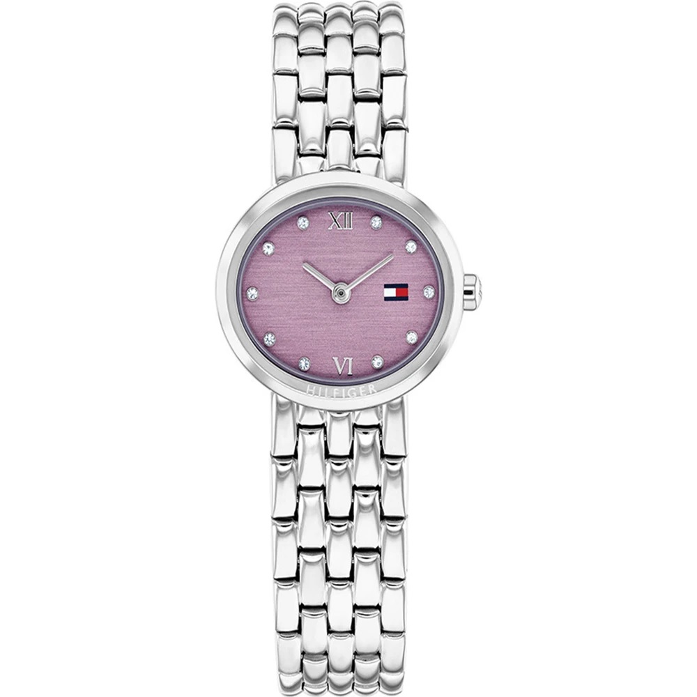 TOMMY HILFIGER Moira Lilac Dial 25mm Silver Stainless Steel Bracelet 1782843 - 