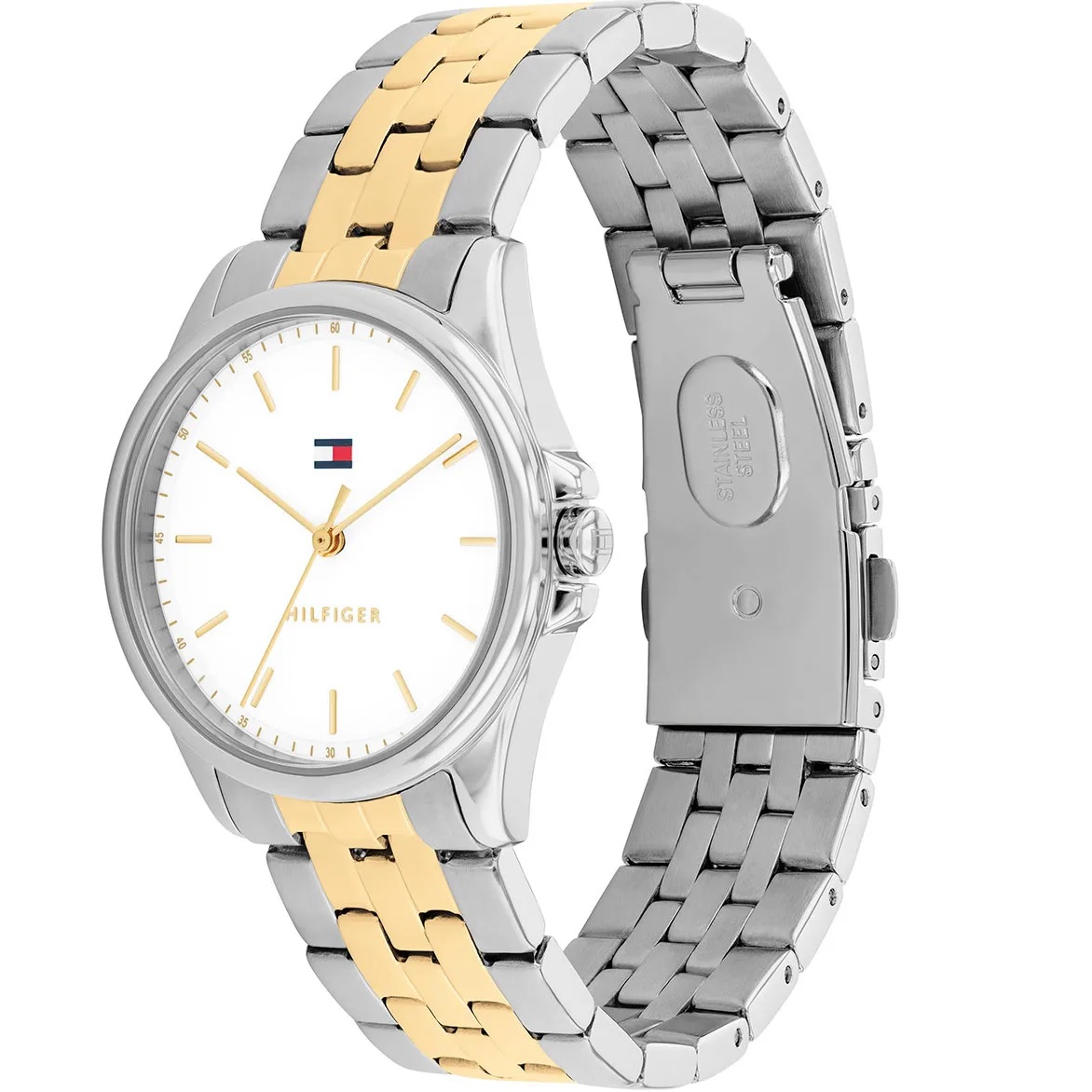 TOMMY HILFIGER Jade Whte Dial 29mm Two Tone Silver & Gold Stainless Steel Bracelet 1782855 - 3