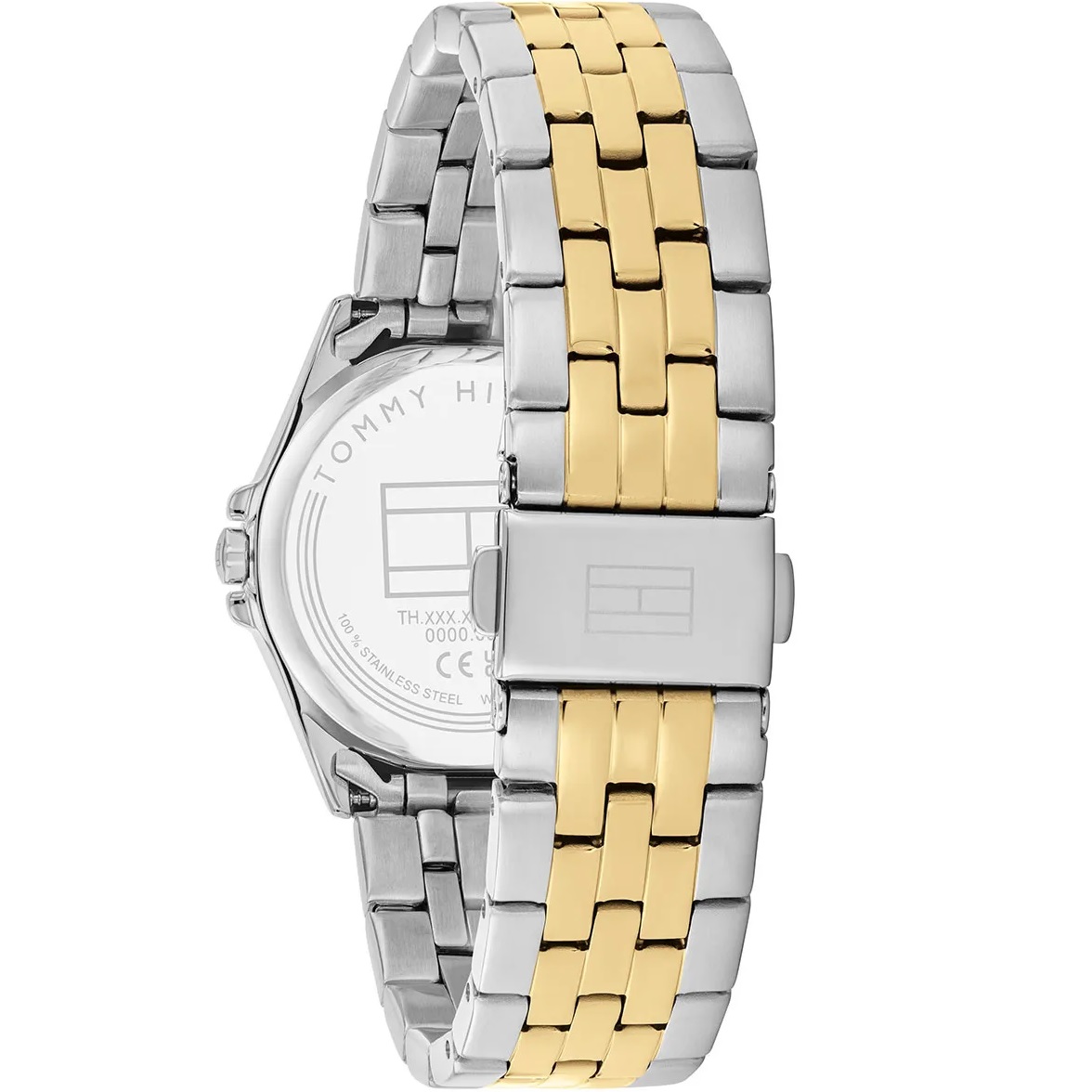 TOMMY HILFIGER Jade Whte Dial 29mm Two Tone Silver & Gold Stainless Steel Bracelet 1782855 - 4