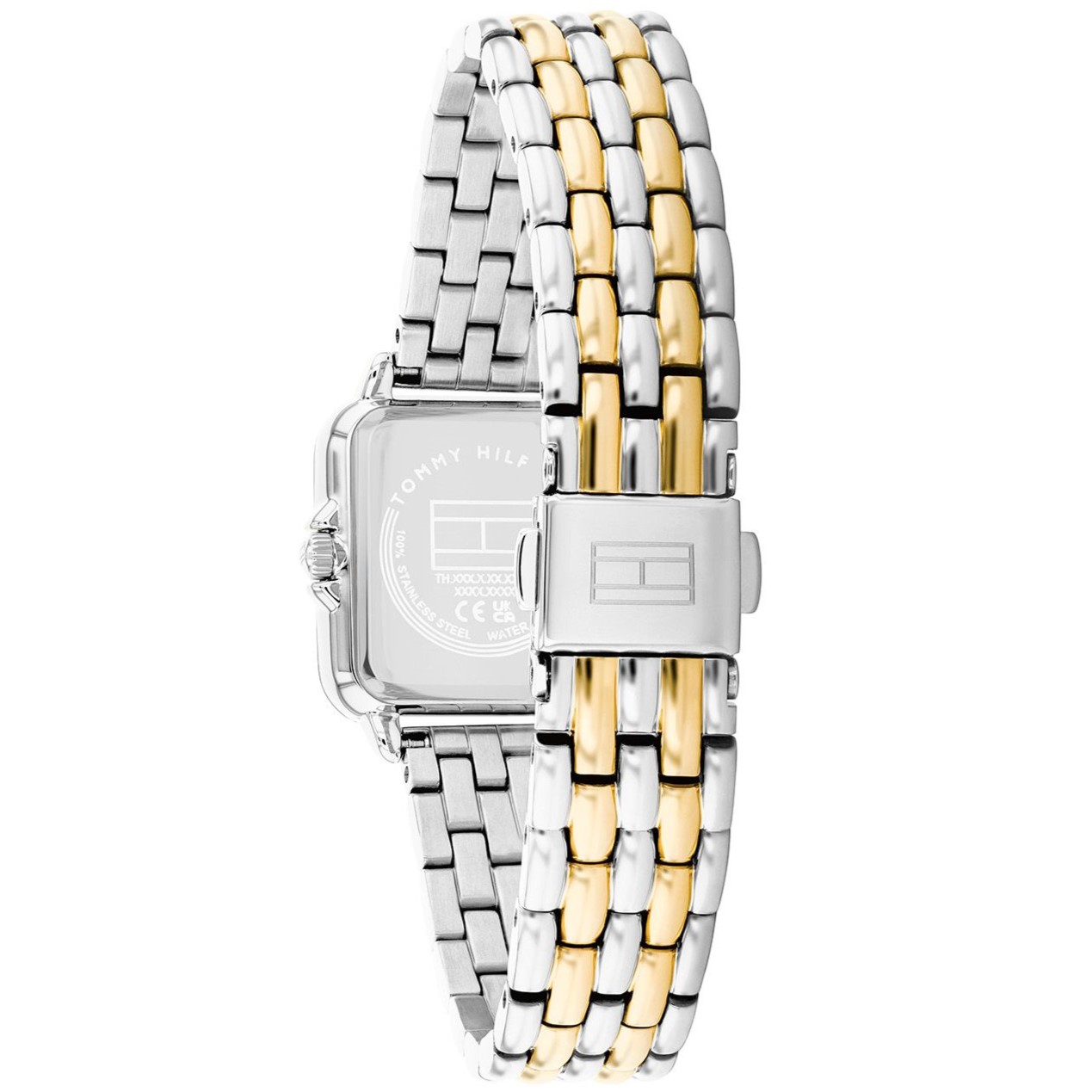 TOMMY HILFIGER Mia Silver Dial 22.5 x 24mm Two-Tone Silver Stainless Steel Bracelet 1782861 - 4