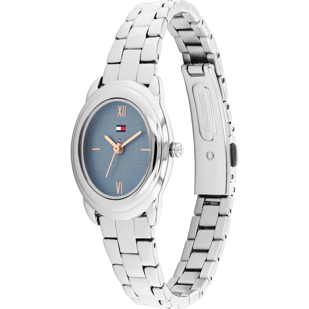 TOMMY HILFIGER Demi Blue Dial 22mm Silver Stainless Steel Bracelet 1782873 - 