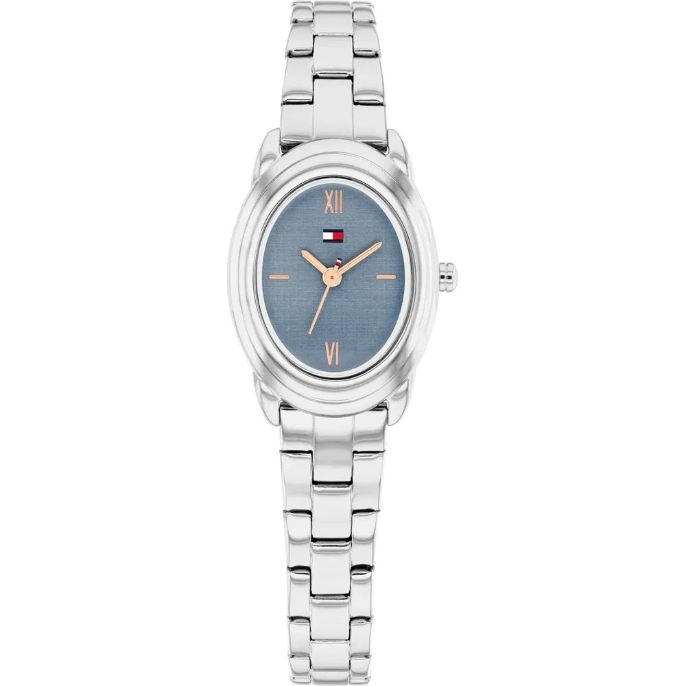 TOMMY HILFIGER Demi Blue Dial 22mm Silver Stainless Steel Bracelet 1782873 - 