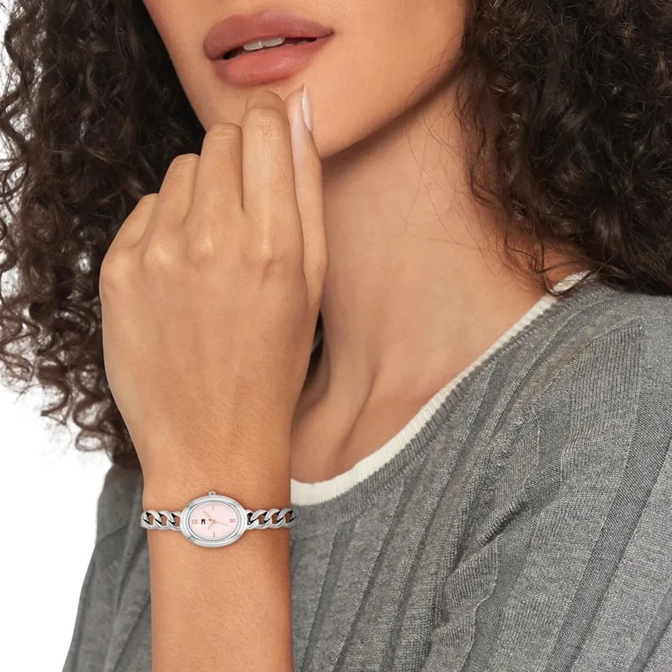 TOMMY HILFIGER Demi Silver Dial 22mm Silver Stainless Steel Bracelet 1782876 - 