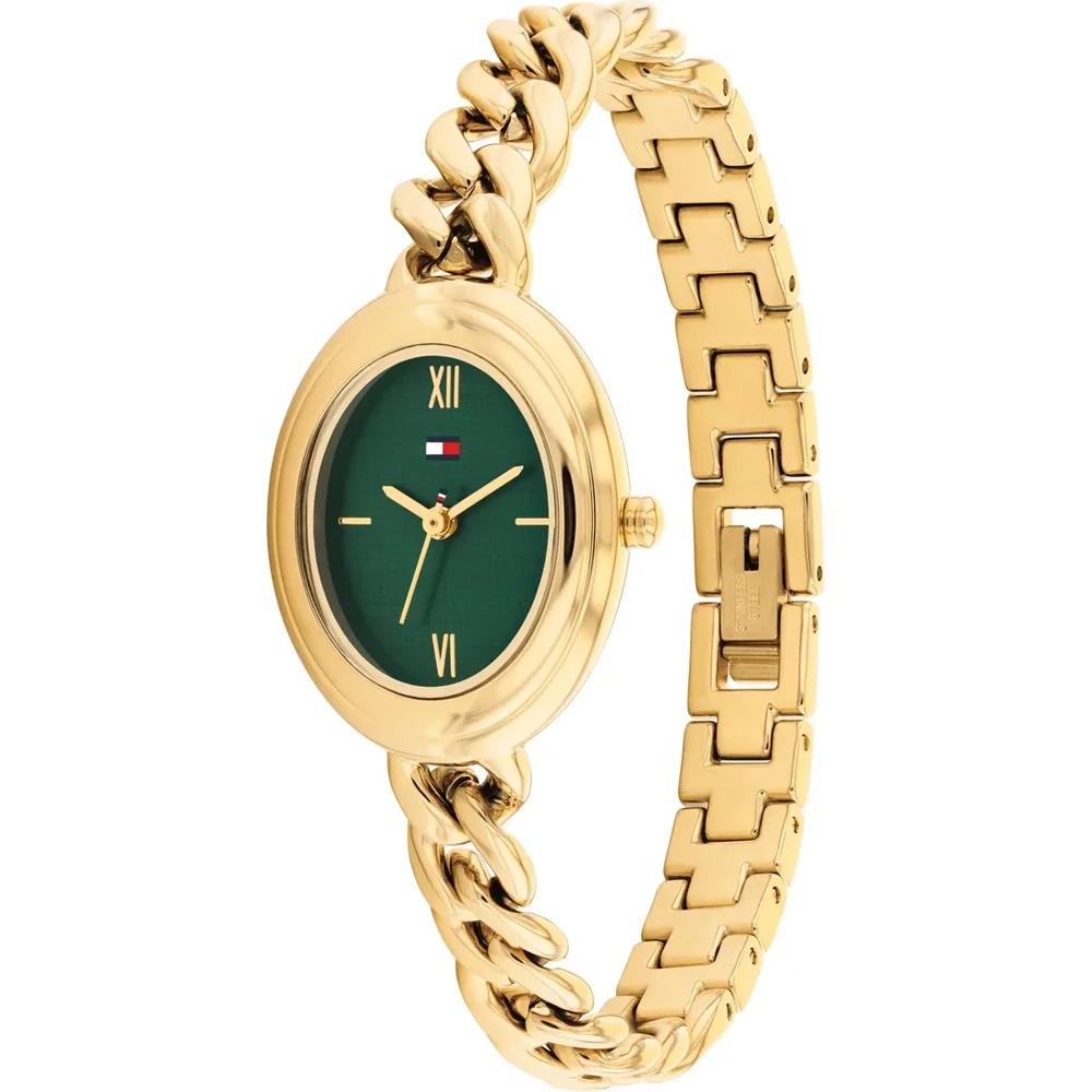 TOMMY HILFIGER Demi Green Dial 22mm Gold Stainless Steel Bracelet 1782877 - 3