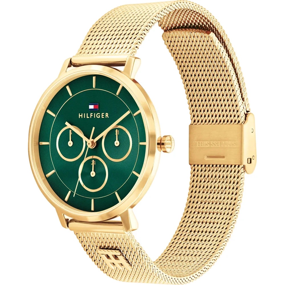 TOMMY HILFIGER Tea Green Dial 36mm Gold Stainless Steel Mesh Bracelet 1782880 - 3