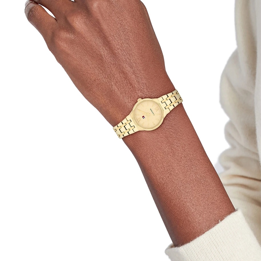 TOMMY HILFIGER Mackenzie Gold Dial 25mm Gold Stainless Steel Bracelet 1782886 - 