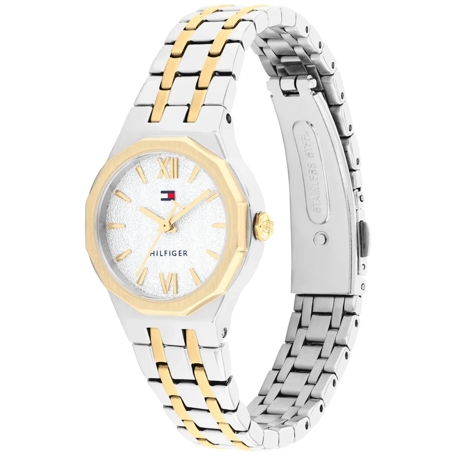 TOMMY HILFIGER Mackenzie Silver Dial 25mm Gold & Silver Stainless Steel Bracelet 1782888 - 3