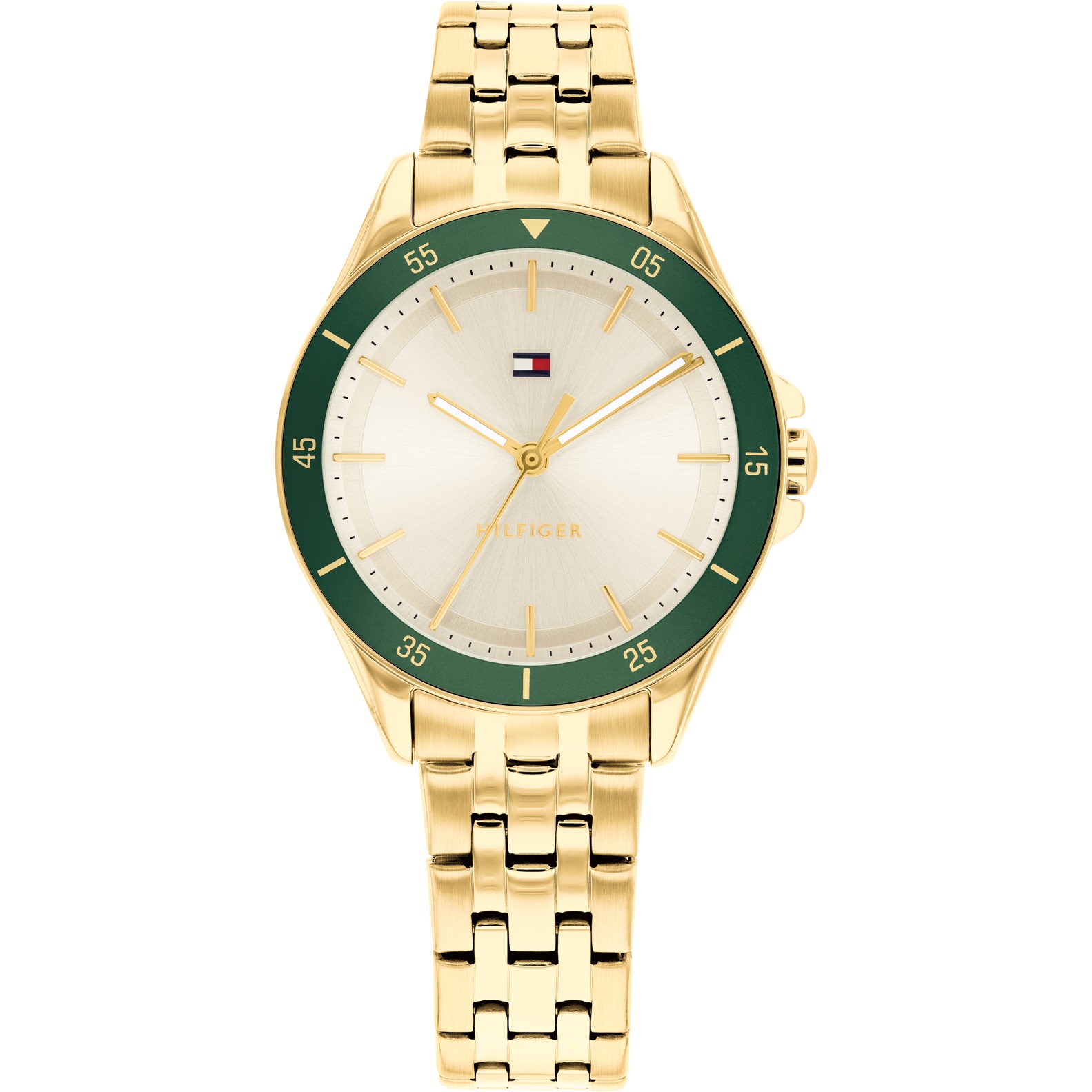 TOMMY HILFIGER Jade Silver Dial 30mm Gold Stainless Steel Bracelet 1782892 - 