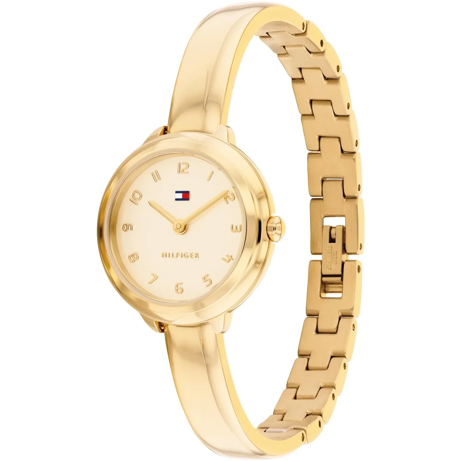 TOMMY HILFIGER Demi Bangle Gold Dial 26mm Gold Stainless Steel Bracelet 1782895 - 3