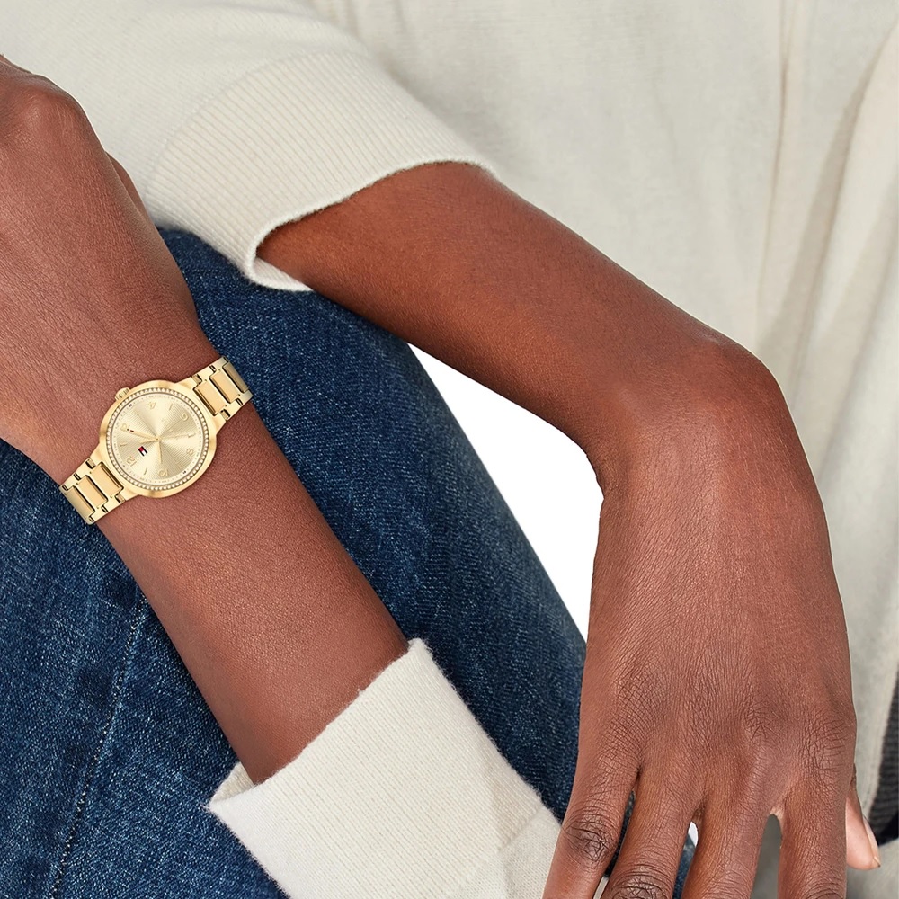 TOMMY HILFIGER Savannah Gold Dial 32mm Gold Stainless Steel Bracelet 1782900 - 