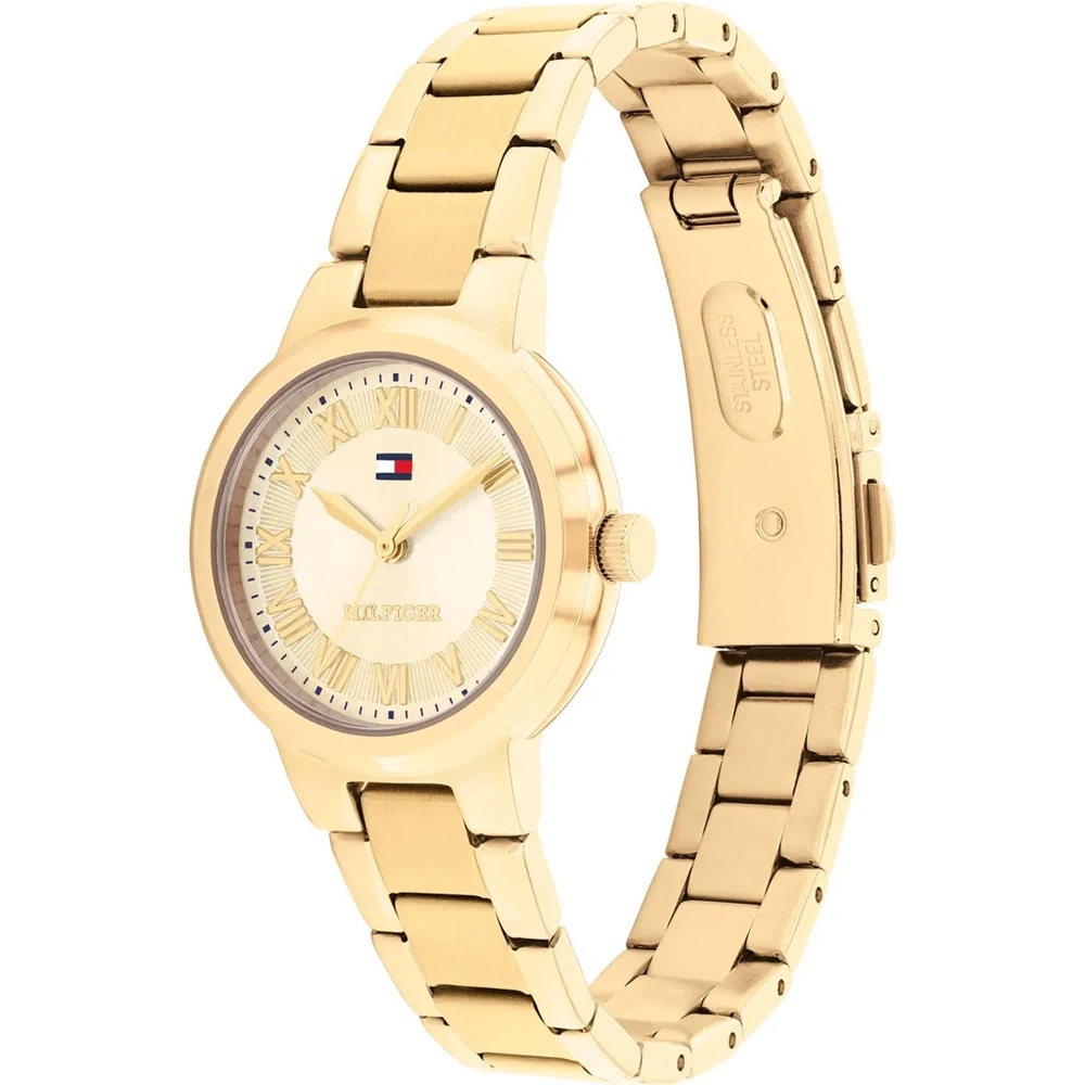 TOMMY HILFIGER Becca Gold Dial 28mm Gold Stainless Steel Bracelet 1782905 - 