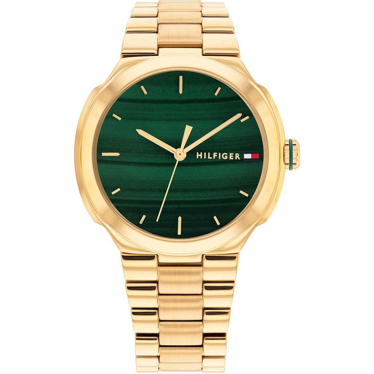 TOMMY HILFIGER Georgia Green Dial 36mm Gold Stainless Steel Bracelet 1782908 - 