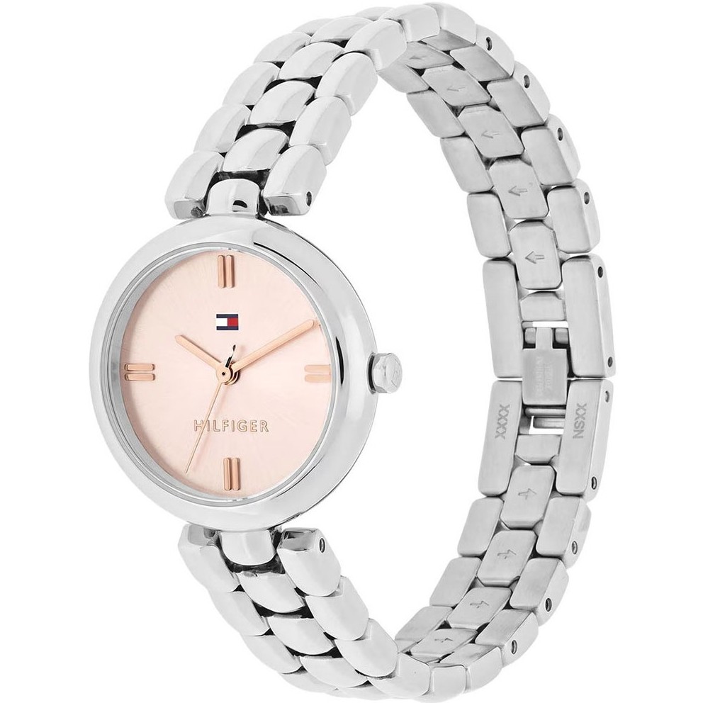 TOMMY HILFIGER Annie Pink Dial 26mm Silver Stainless Steel Bracelet 1782926 - 
