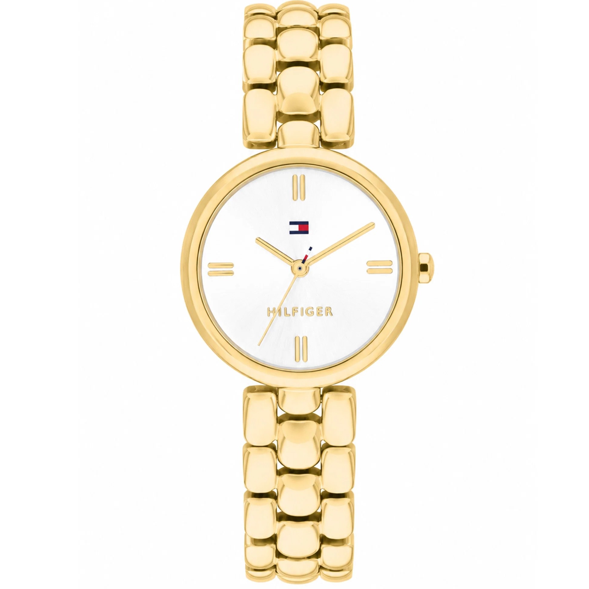 TOMMY HILFIGER Annie Silver Dial 26mm Gold Stainless Steel Bracelet 1782928 - 