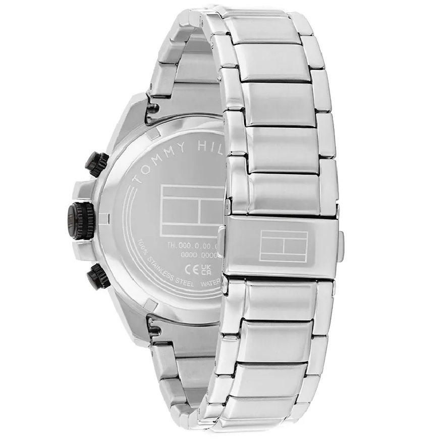 TOMMY HILFIGER Jameson Multifunction Blue Dial 43mm Silver Stainless Steel Bracelet 1792198 - 4
