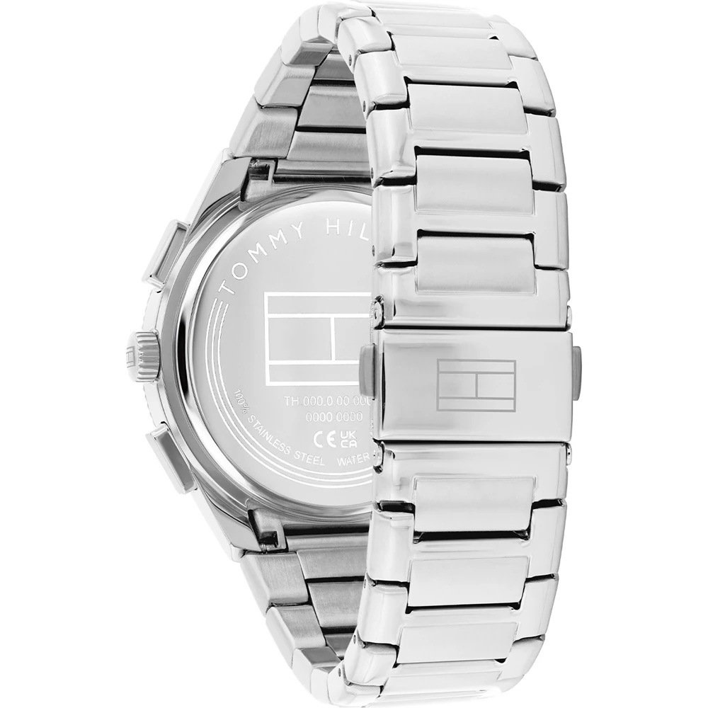 TOMMY HILFIGER Sam Chronograph Blue Dial 43mm Silver Stainless Steel Bracelet 1792253 - 4