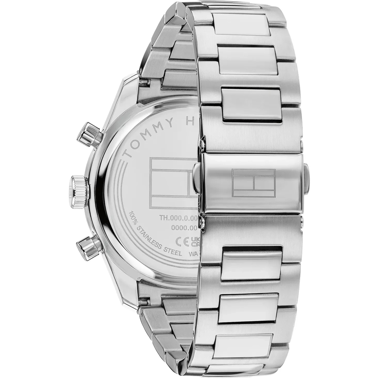 TOMMY HILFIGER Hampton Multifunction Blue Dial 42mm Silver Stainless Steel Bracelet 1792278 - 4
