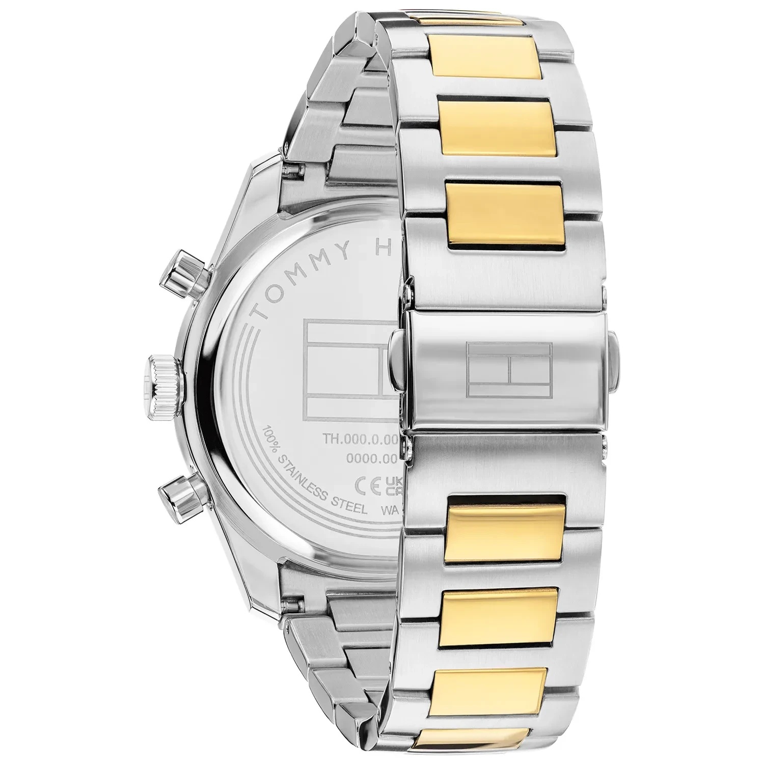TOMMY HILFIGER Hampton Multifunction Green Dial 42mm Two Tone Gold Stainless Steel Bracelet 1792279 - 4