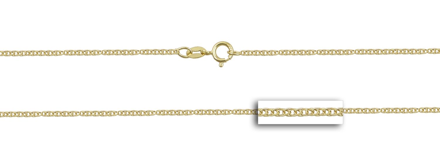 ΑΛΥΣΙΔΑ Σπίγγα Light #2 Κ9 55cm Κίτρινο Χρυσό SPA025Y-K9.55 - 2