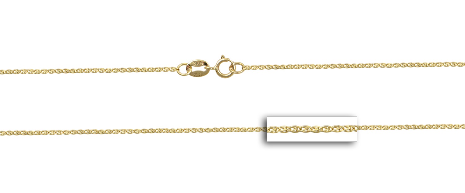 ΑΛΥΣΙΔΑ Σπίγγα Light #1 Κ9 55cm Κίτρινο Χρυσό SPA020Y-K9.55 - 2