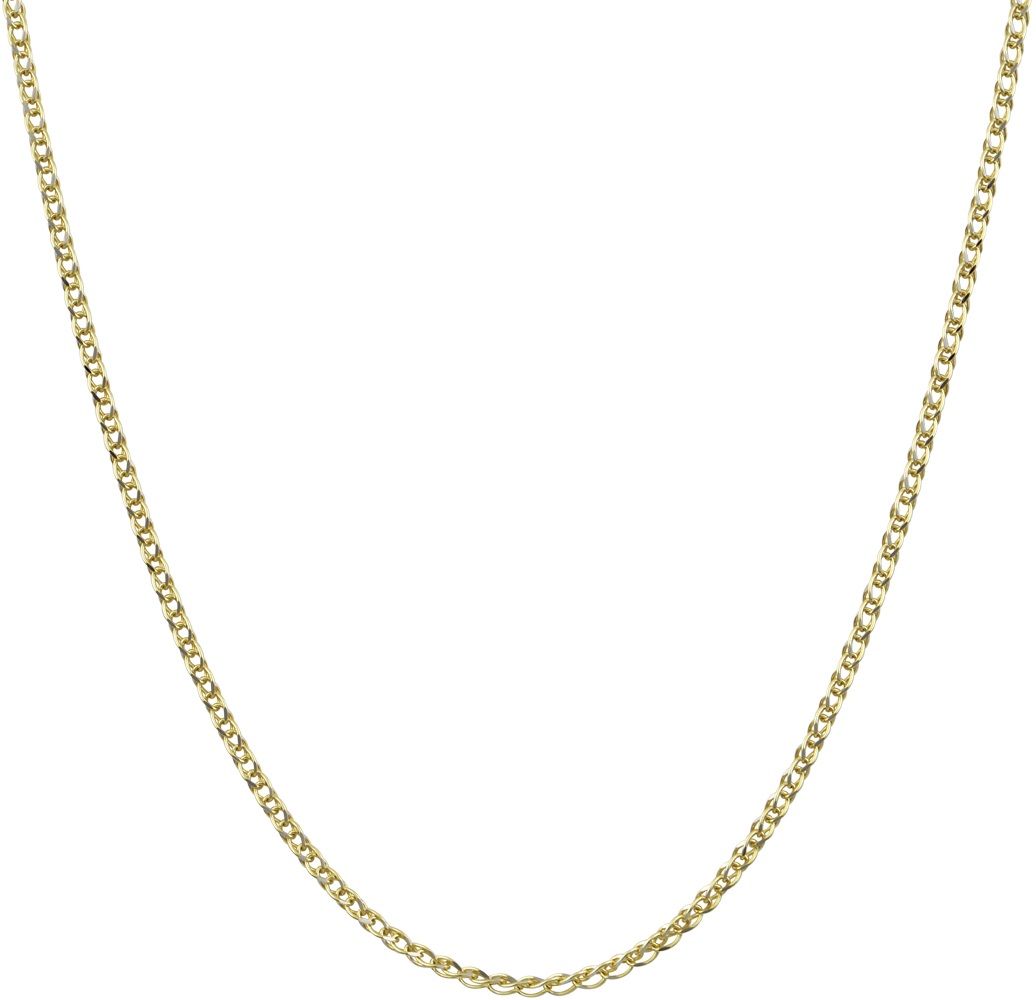 ΑΛΥΣΙΔΑ Σπίγγα Light #2 Κ9 45cm Κίτρινο & Λευκό Χρυσό SPA025YW-K9.45 - 1