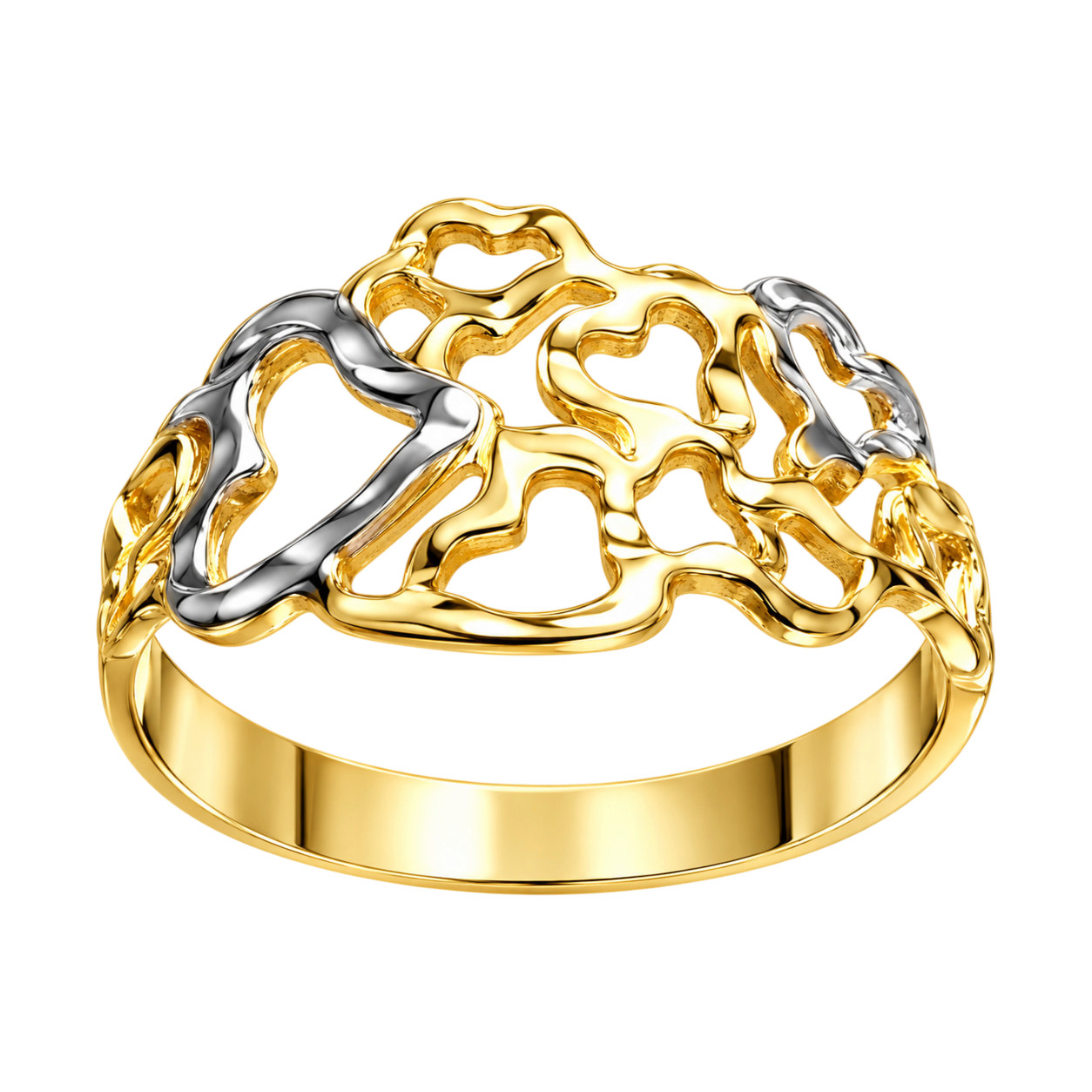 RING SENZIO Collection in K14 Yellow and White Gold 5SEN.050GBR - 