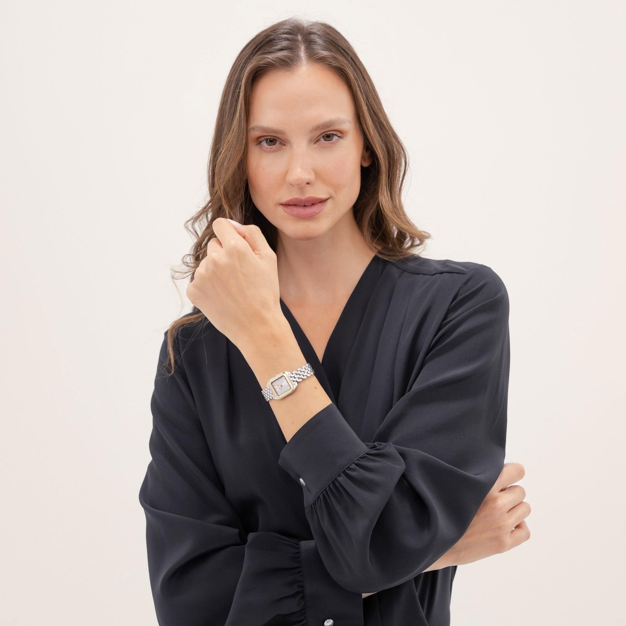 BOSS Mae Silver Dial 22mm Silver and Gold Stainless Steel Bracelet 1502821 - 5