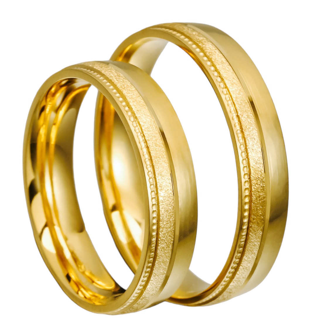WEDDING RINGS Dinos Karalis Yellow Gold 20-13 - Yellow Gold