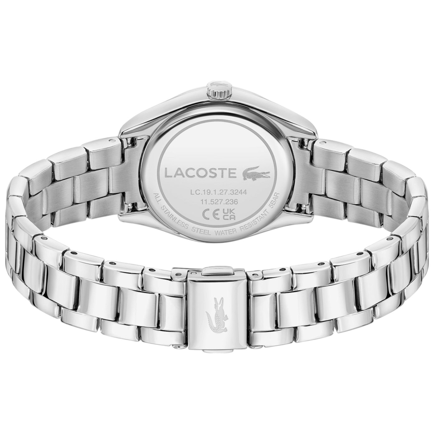 LACOSTE Parisienne Light Blue Dial With Crystals 30mm Silver Stainless Steel Bracelet 2001423 - 4