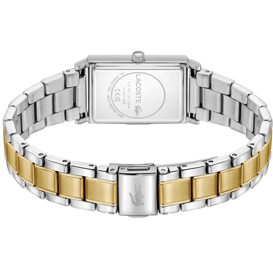 LACOSTE Catherine Green Dial 28x20mm Two-Tone Gold and Silver Stainless Steel Bracelet 2001483 - 3