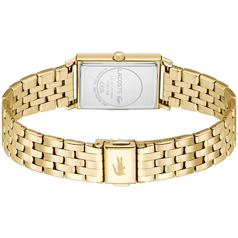 LACOSTE Catherine Silver Dial 28x20mm Gold Stainless Steel Bracelet 2001486 - 4