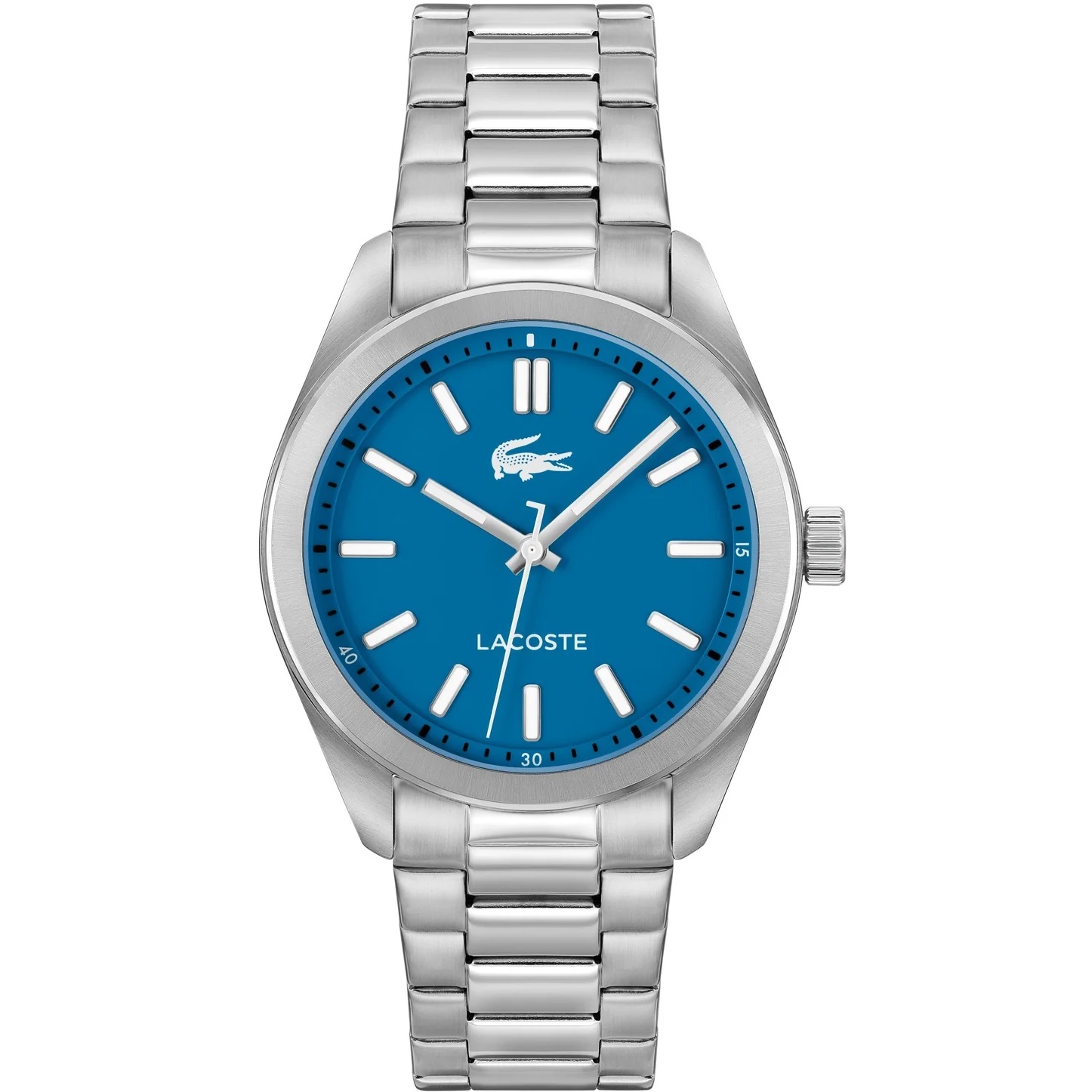 LACOSTE Monceau Blue Dial 40mm Silver Stainless Steel Bracelet 2011355 - 