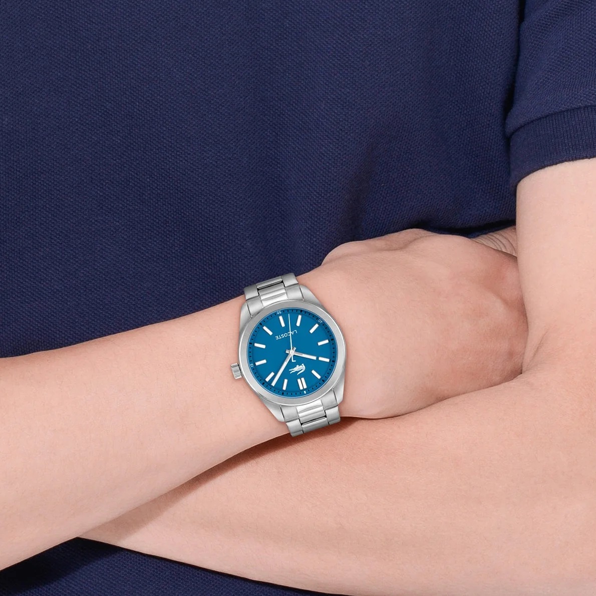 LACOSTE Monceau Blue Dial 40mm Silver Stainless Steel Bracelet 2011355 - 4