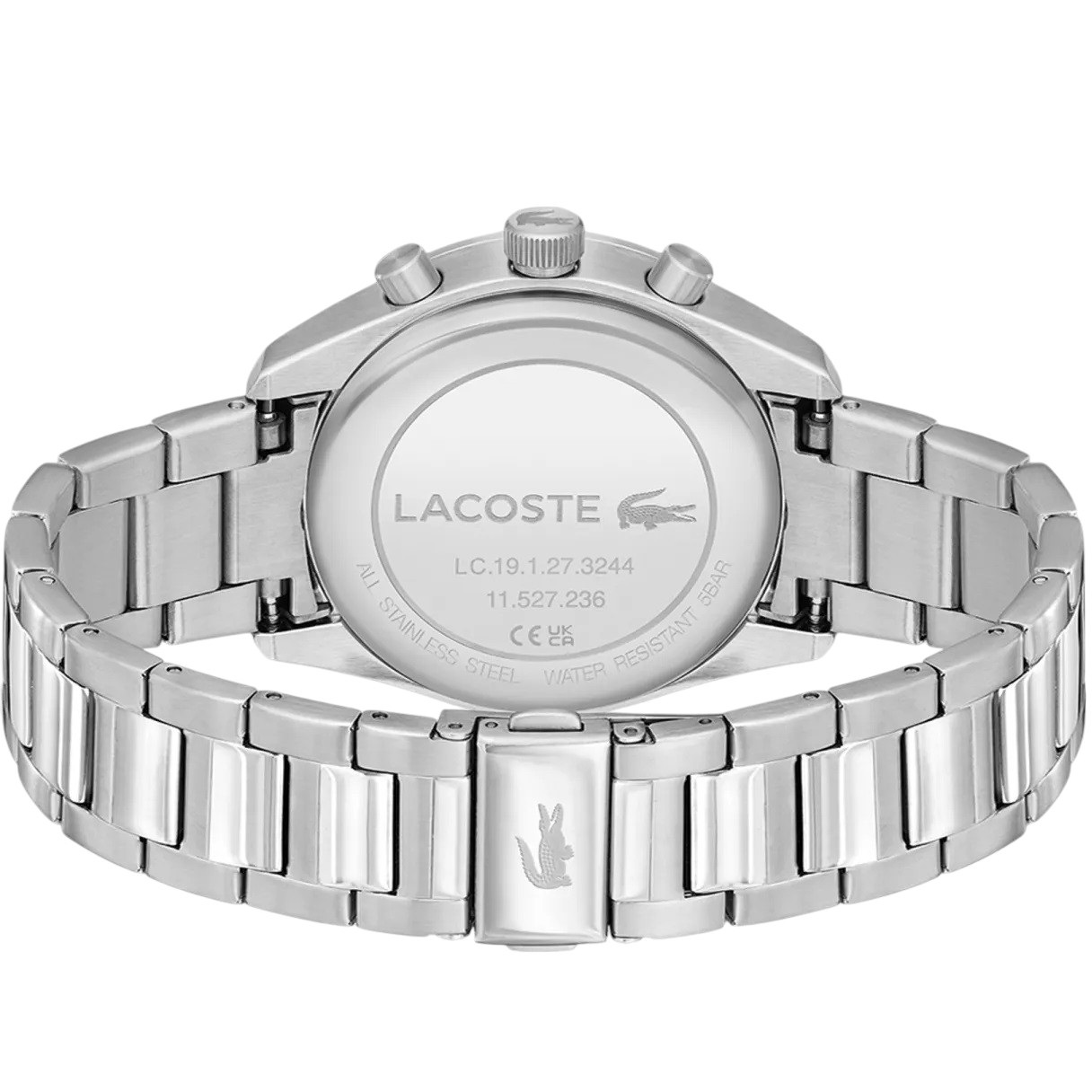 LACOSTE Mainsail Multifunction Blue Dial 43mm Silver Stainless Steel Bracelet 2011380 - 3