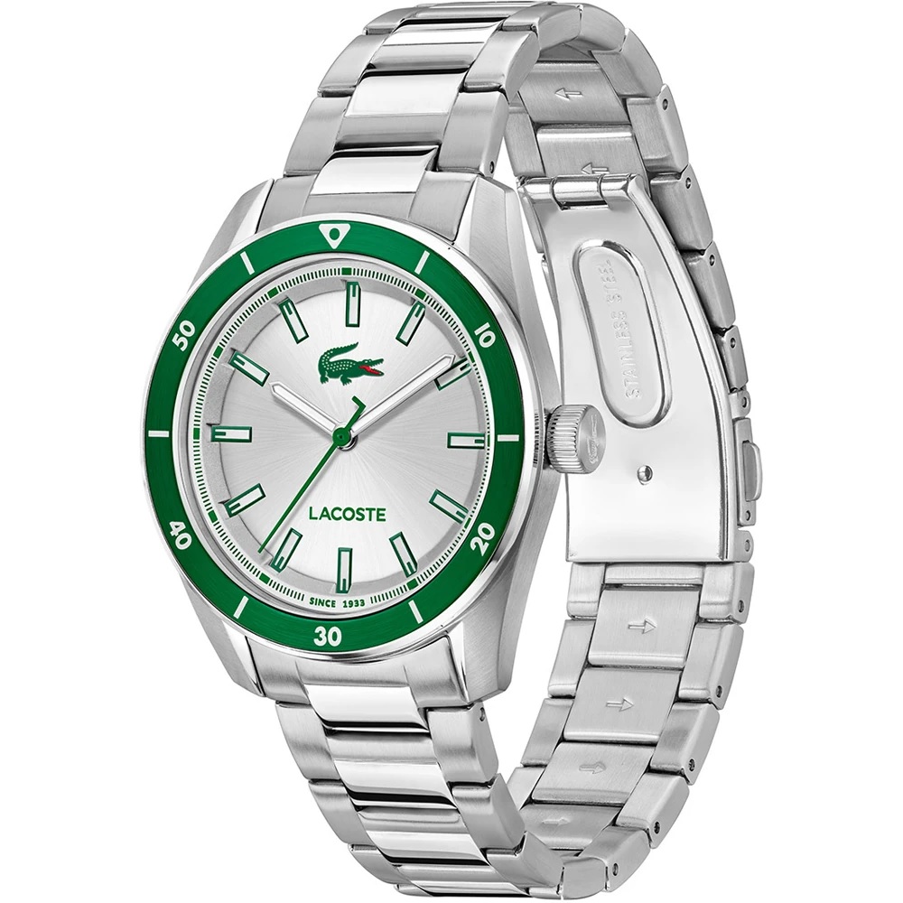 LACOSTE Boston Silver Dial 39mm Silver Stainless Steel Bracelet 2011487 - 3
