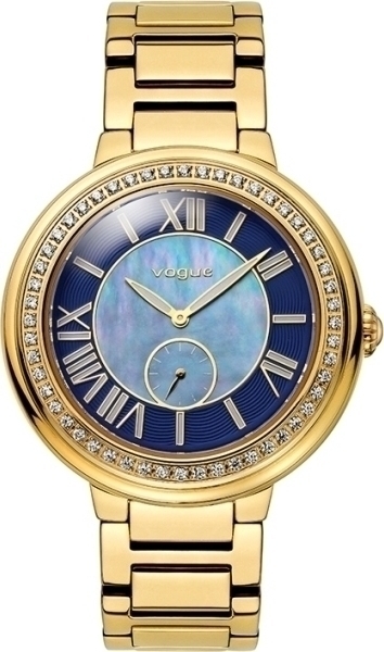 VOGUE Red Carpet Three Hands 34mm Gold Stainless Steel Bracelet 97018.1A - 