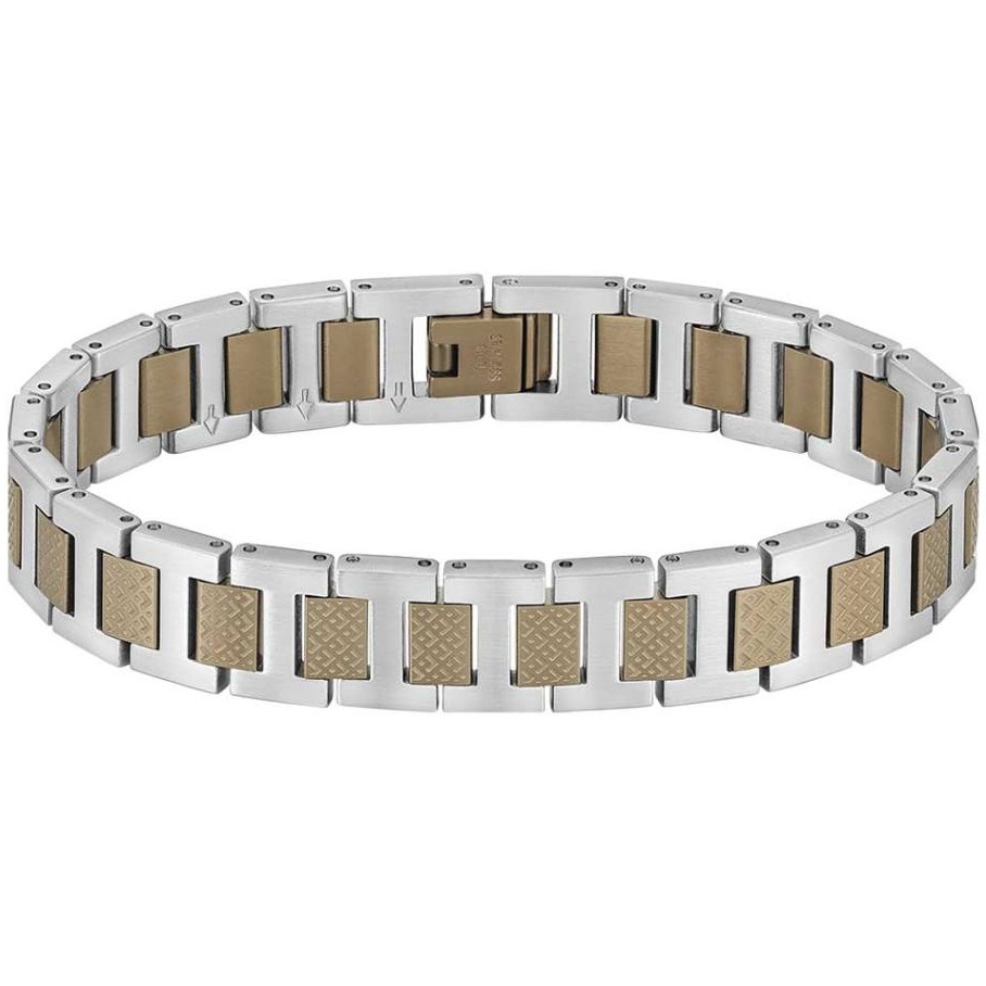 ΒΡΑΧΙΟΛΙ Ανδρικό LACOSTE από Δίχρωμο Ανοξείδωτο Ατσάλι 2040419 - 4