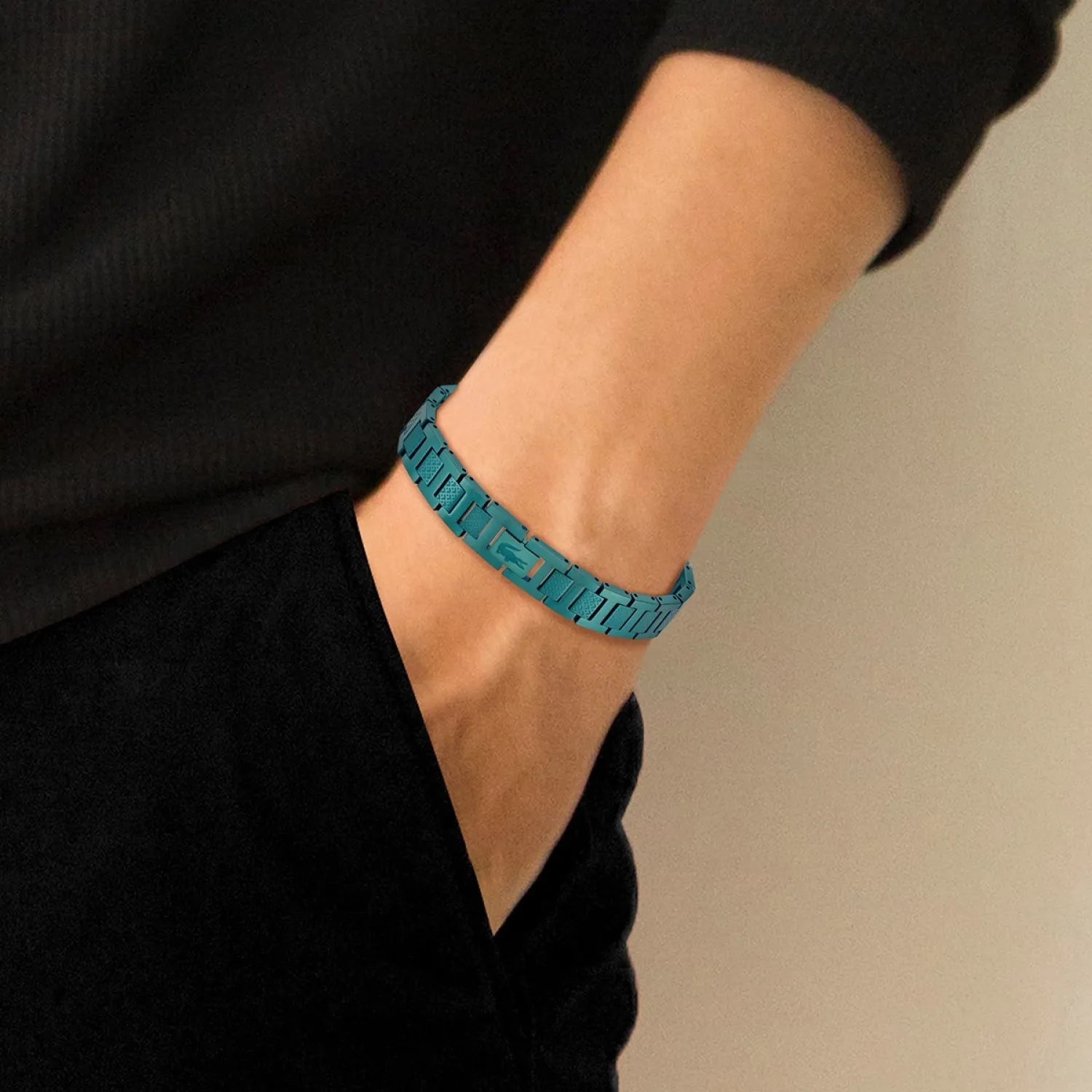 ΒΡΑΧΙΟΛΙ Ανδρικό LACOSTE από Ανοξείδωτο Ατσάλι 2040420 - 