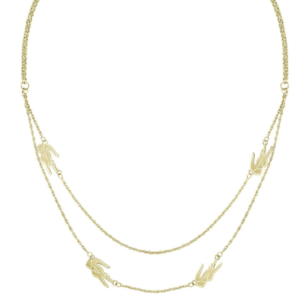 NECKLACE Women's LACOSTE Gold-Plated Stainless Steel 2040468 - 
